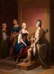 Heimdall gibt Brisingamen an Freyja zurück
